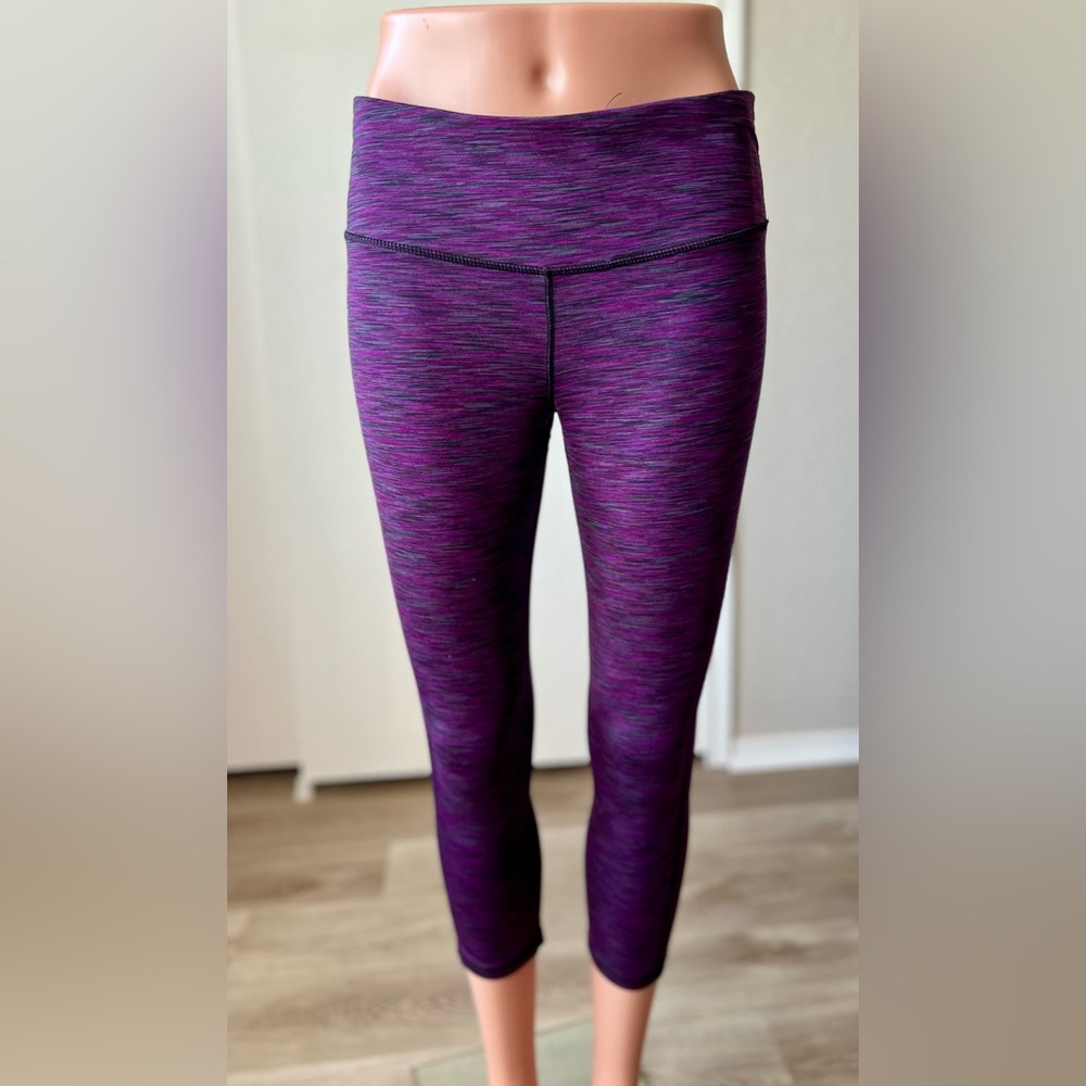Purple Patterned Leggings